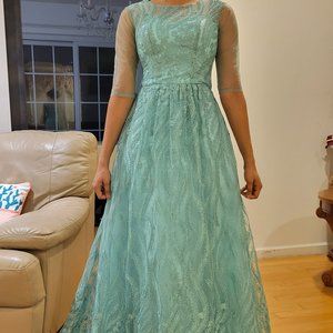 Mint Green Indian Gown